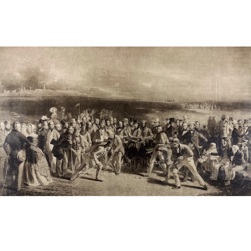 25275-LU2595215014592

Marco 38,25 x 32,40
Tamaño del cuadro 20,25 x 12

Lees, Charles 1800-1880: Los golfistas (Un gran partido jugado en St. Andrews Links en 1841')