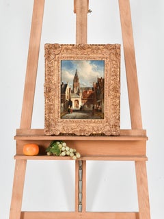 Tower Street Scheveningen - Dutch - Town view - Charles Leickert - Summer