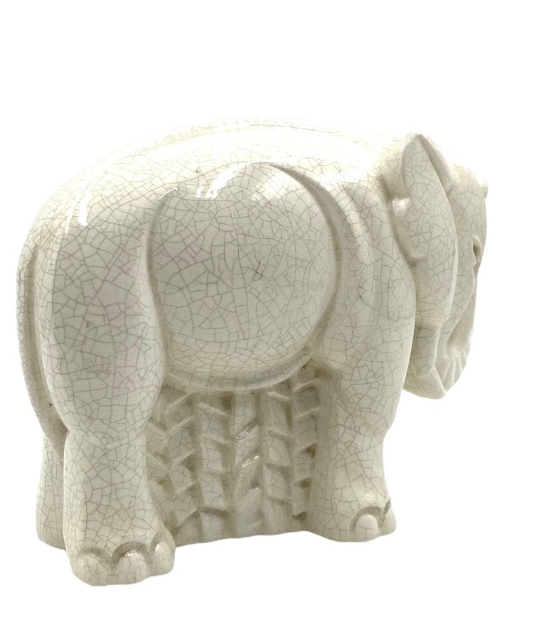 Broche créateur tête éléphant 1980