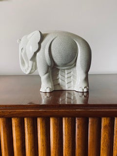 Charles Lemanceau, Elefante cubista Art Déco, Saint-Clement, Francia, 1930