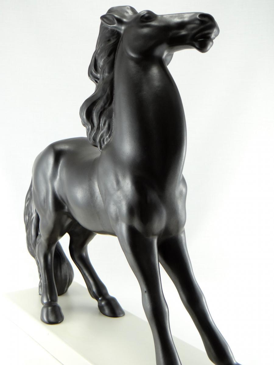 Mid-20th Century Charles Lemanceau, Ceramic Horse, 1930s