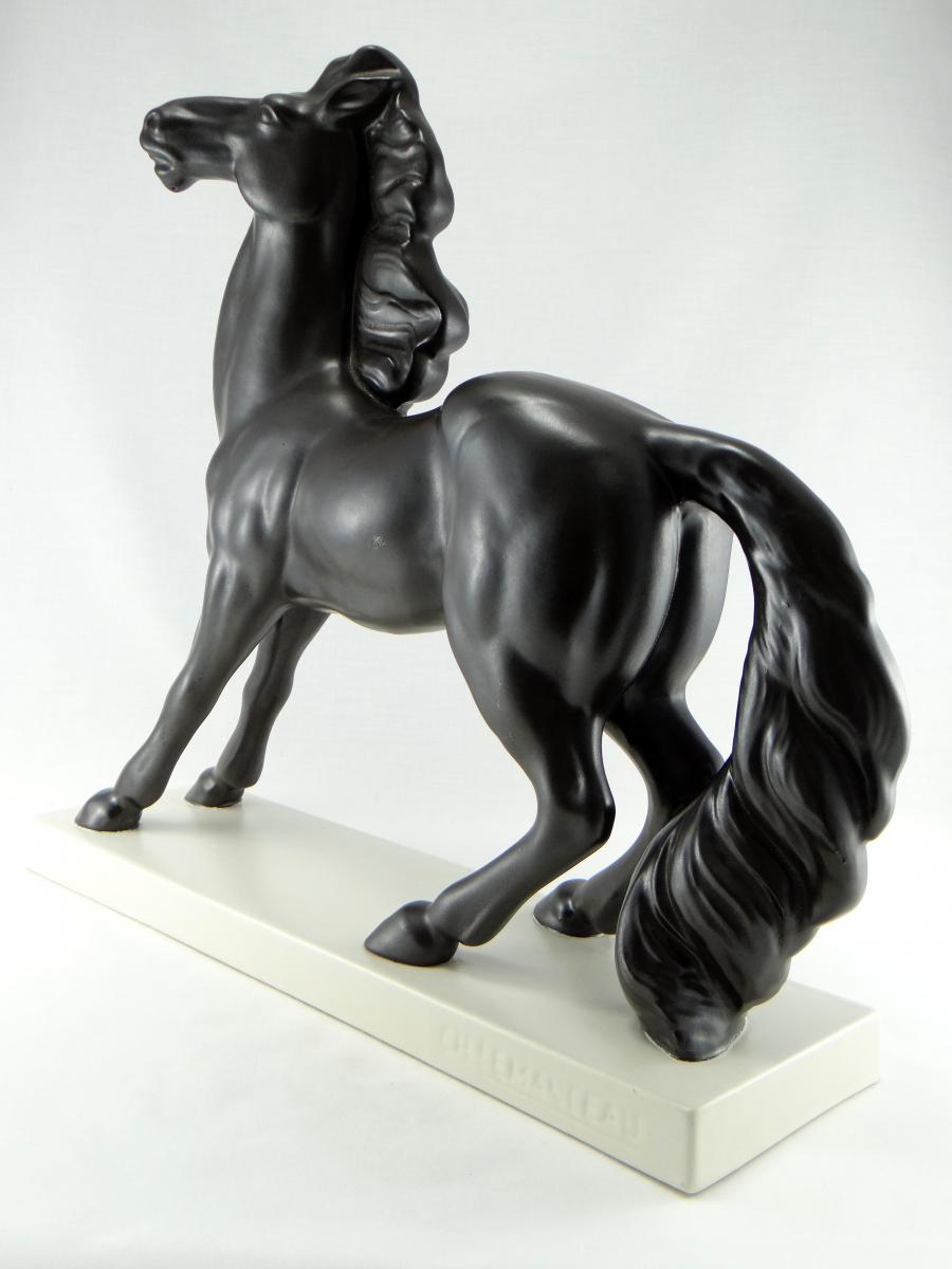 Charles Lemanceau, Ceramic Horse, 1930s 2
