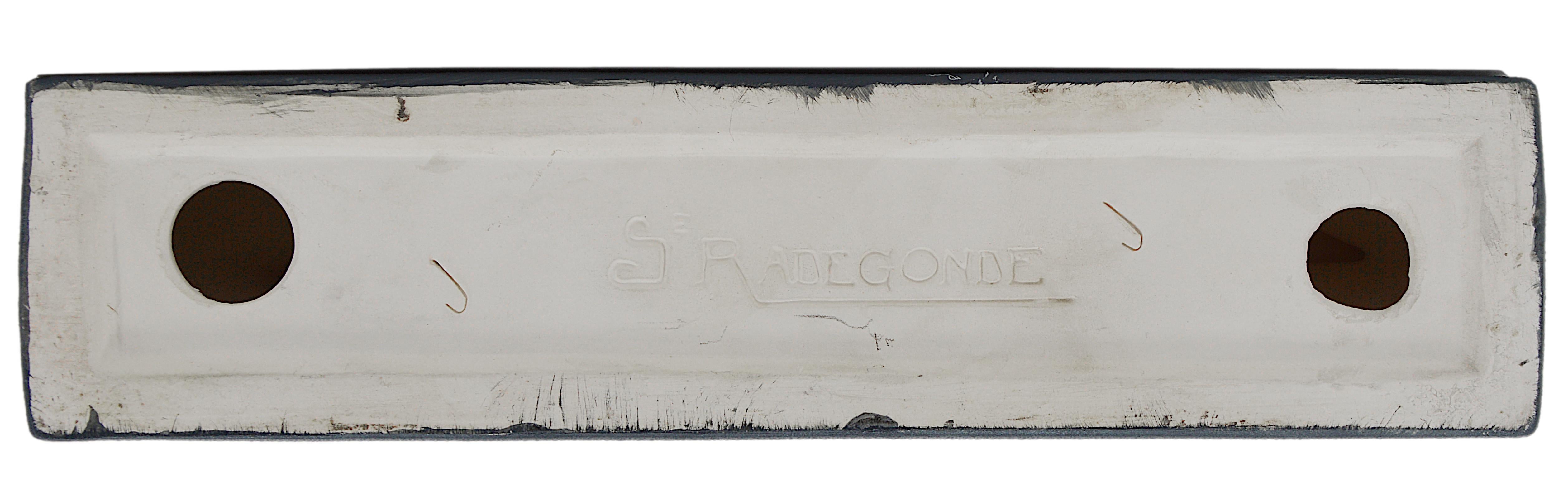 Charles Lemanceau French Art Deco Ceramic Antelope 1920 (Frühes 20. Jahrhundert) im Angebot