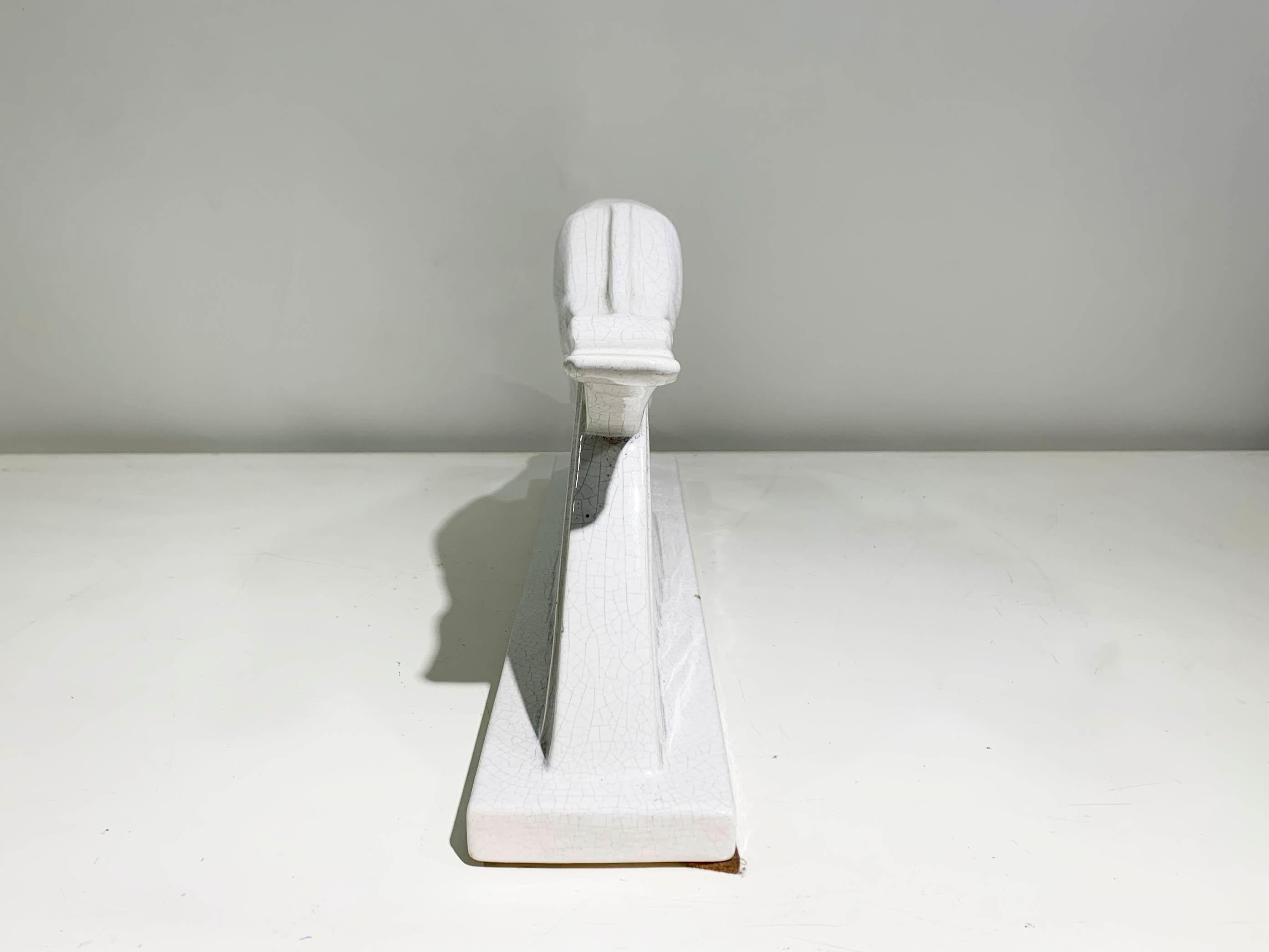 Charles Lemanceau, Running Greyhound-Skulptur, 1930 (Art déco) im Angebot