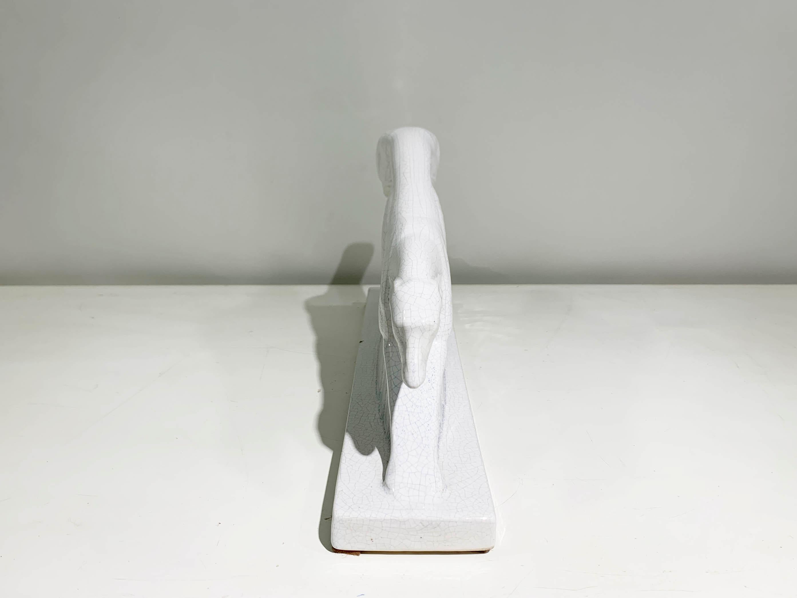 Charles Lemanceau, Running Greyhound-Skulptur, 1930 im Zustand „Gut“ im Angebot in Beirut, LB