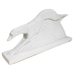 Charles Lemanceau, Running Greyhound-Skulptur, 1930