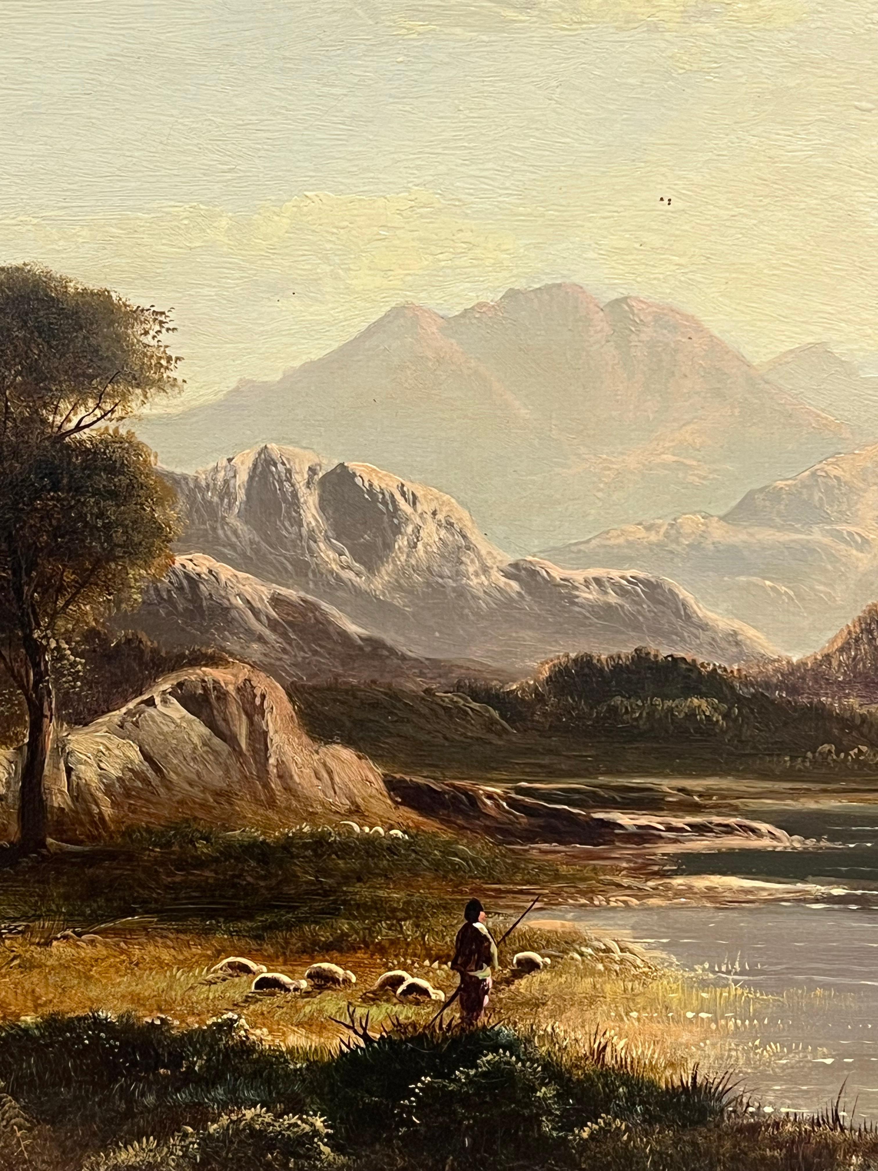 Loch Achray, Perthshire, Escocia
de Charles Leslie (británico (1839-1886)
óleo sobre lienzo firmado 
enmarcado: 16 x 28 pulgadas
lienzo: 12 x 24 pulgadas
Procedencia: colección privada, Reino Unido
Estado: muy buen estado

Para más información,