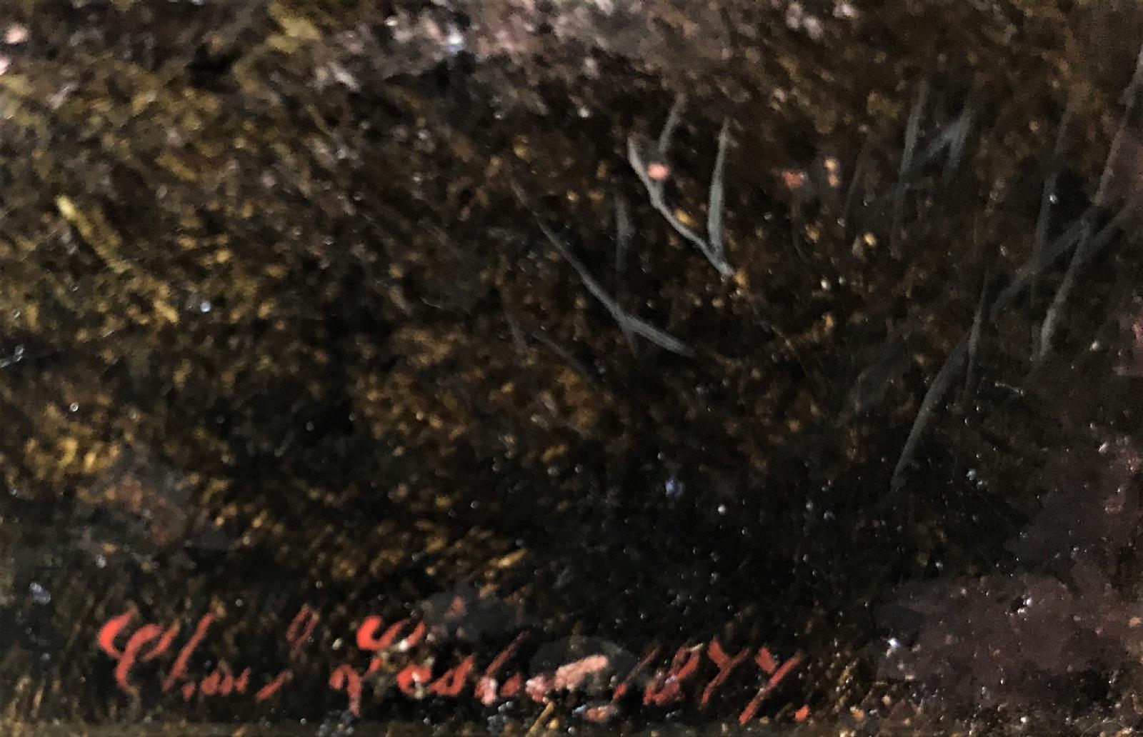 Lakeland-Landschaftslandschaft (eines von zwei Paaren), Original-Ölgemälde auf Leinwand, viktorianischer Künstler (Schwarz), Landscape Painting, von Charles Leslie