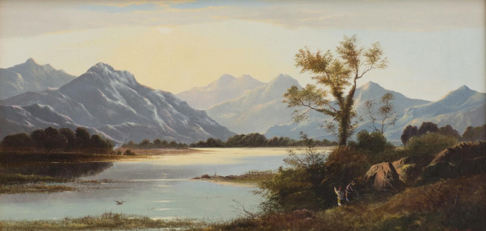 Longhrea Tam, Westmoreland - Painting by Charles Leslie