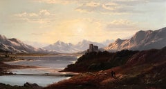 The Highland Loch, signed oil painting on canvas
