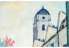 Charles Levier (Fr., 1920 - 2003) Oil On Canvas  "Vielle Rue" (Old Street)