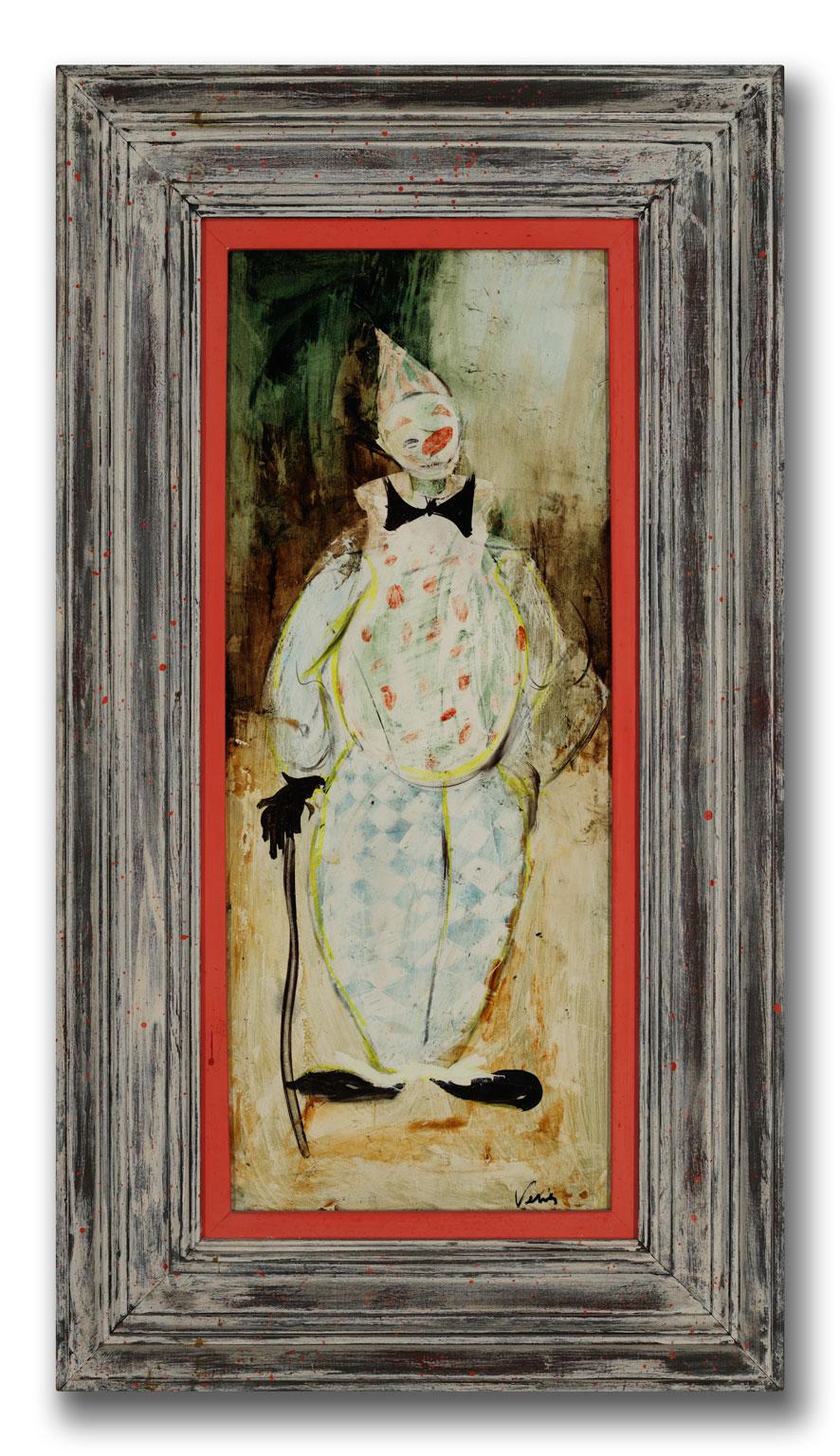 [Pittura a olio su tavola di Charles Levier, incorniciata 1
