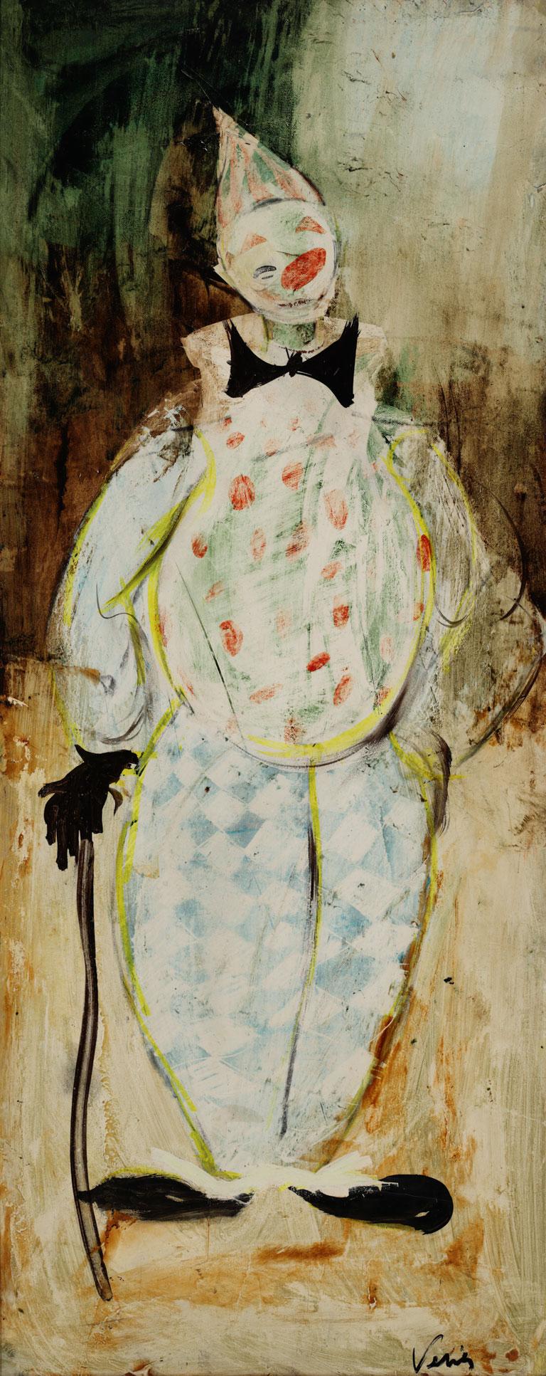 [Pittura a olio su tavola di Charles Levier, incorniciata 2