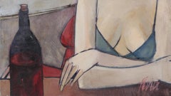 Femmes Au Bar, Oil Painting by Charles Levier