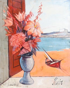La Plage, Stillleben mit Blumenmuster von Charles Levier