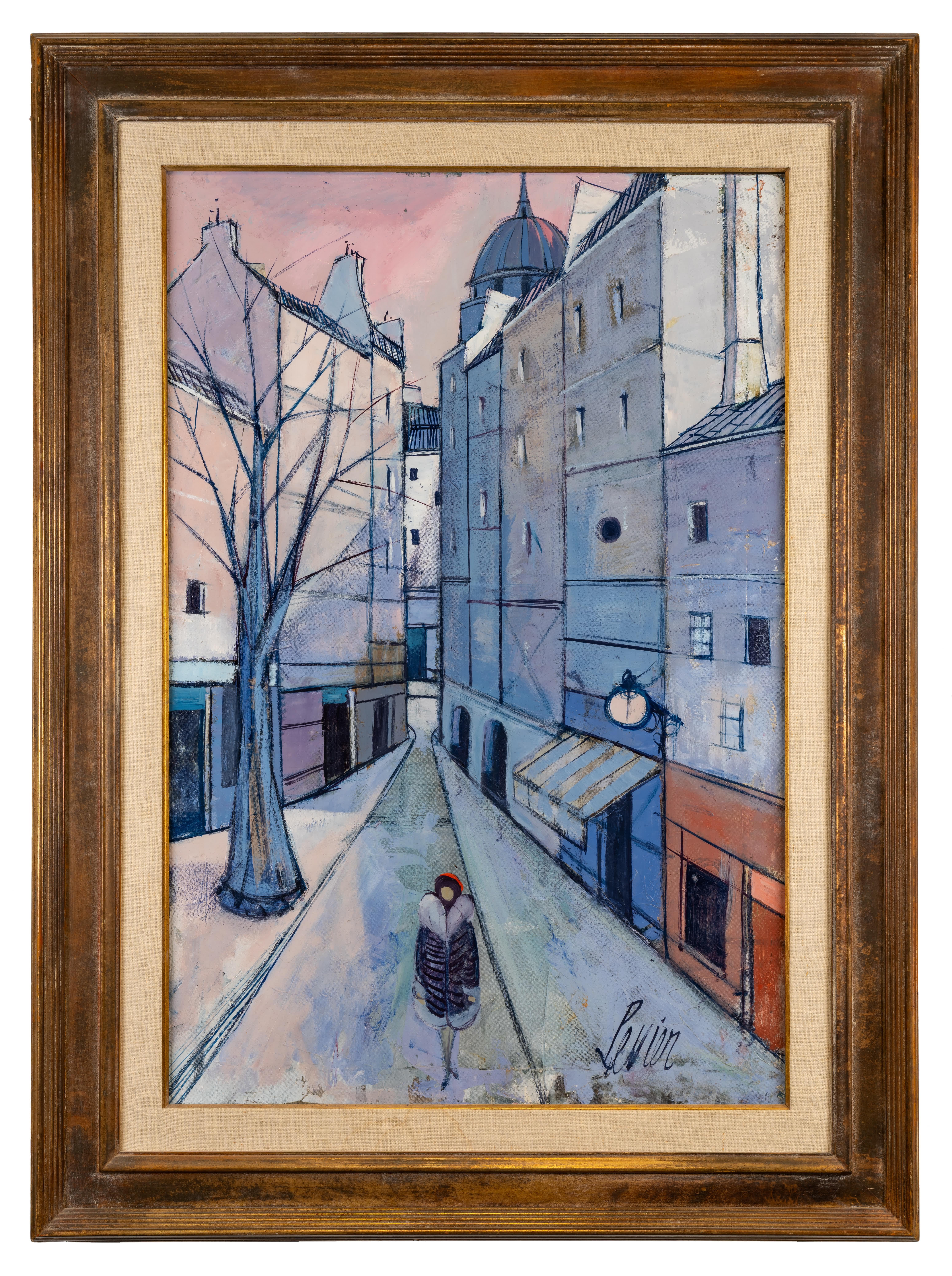 Charles Levier Figurative Painting - La Rue Solitaire
