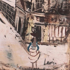 Vue de Montmartre , Paris, Muse d'art moderne, huile post-impressionniste