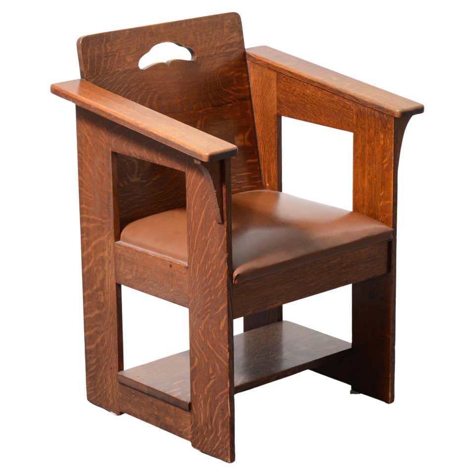 Charles Limbert Chair and Rocker at 1stDibs | limbert rocking chair