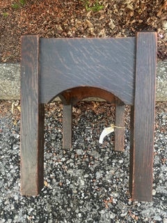 Sgabello Charles Limbert, 1910 circa - C.C.  epoca stickley   W7339,  VENDITA  TOTALE OFF  30%