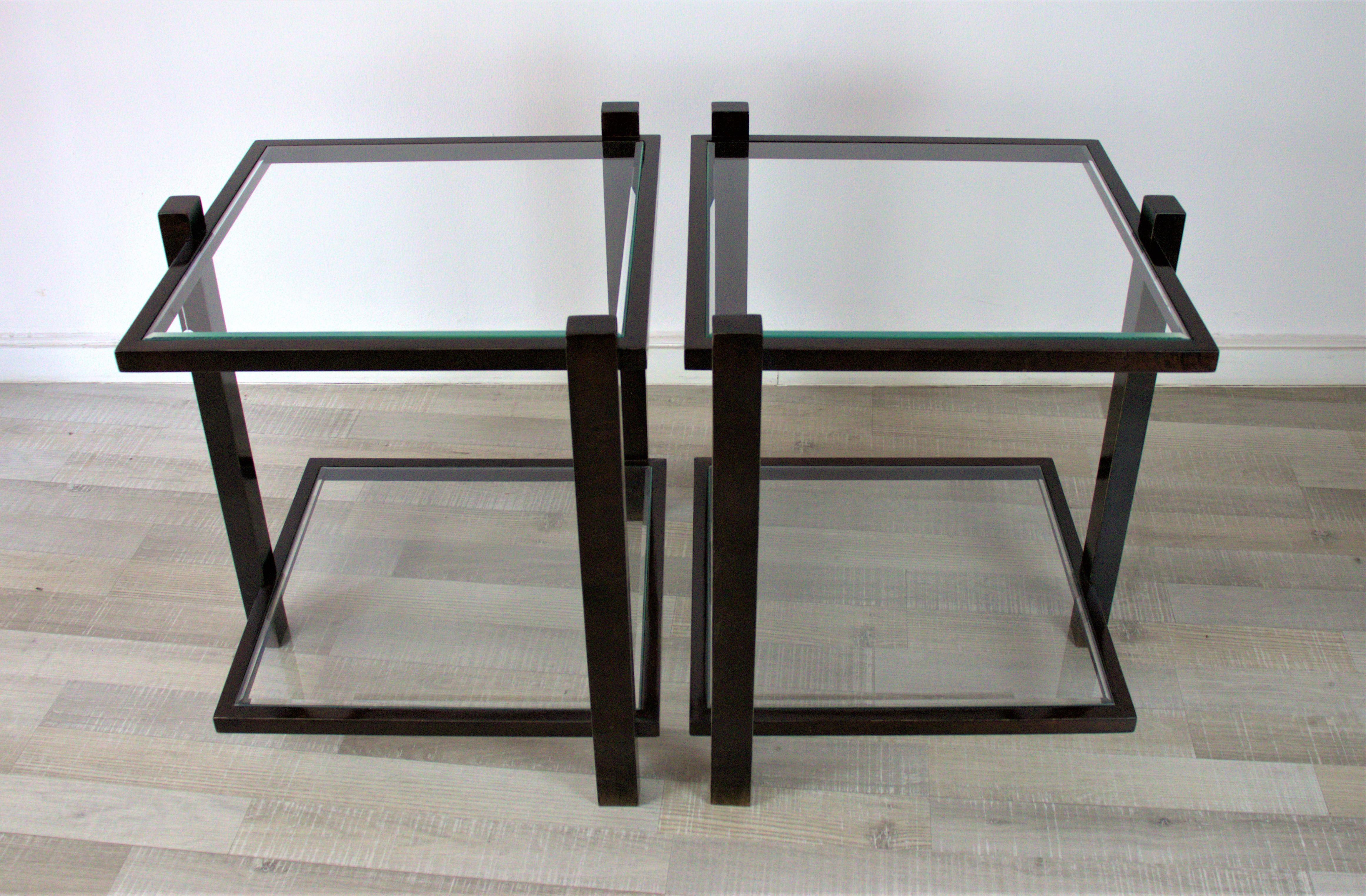 Charles Lingel Side Tables In Good Condition For Sale In Budapest, HU