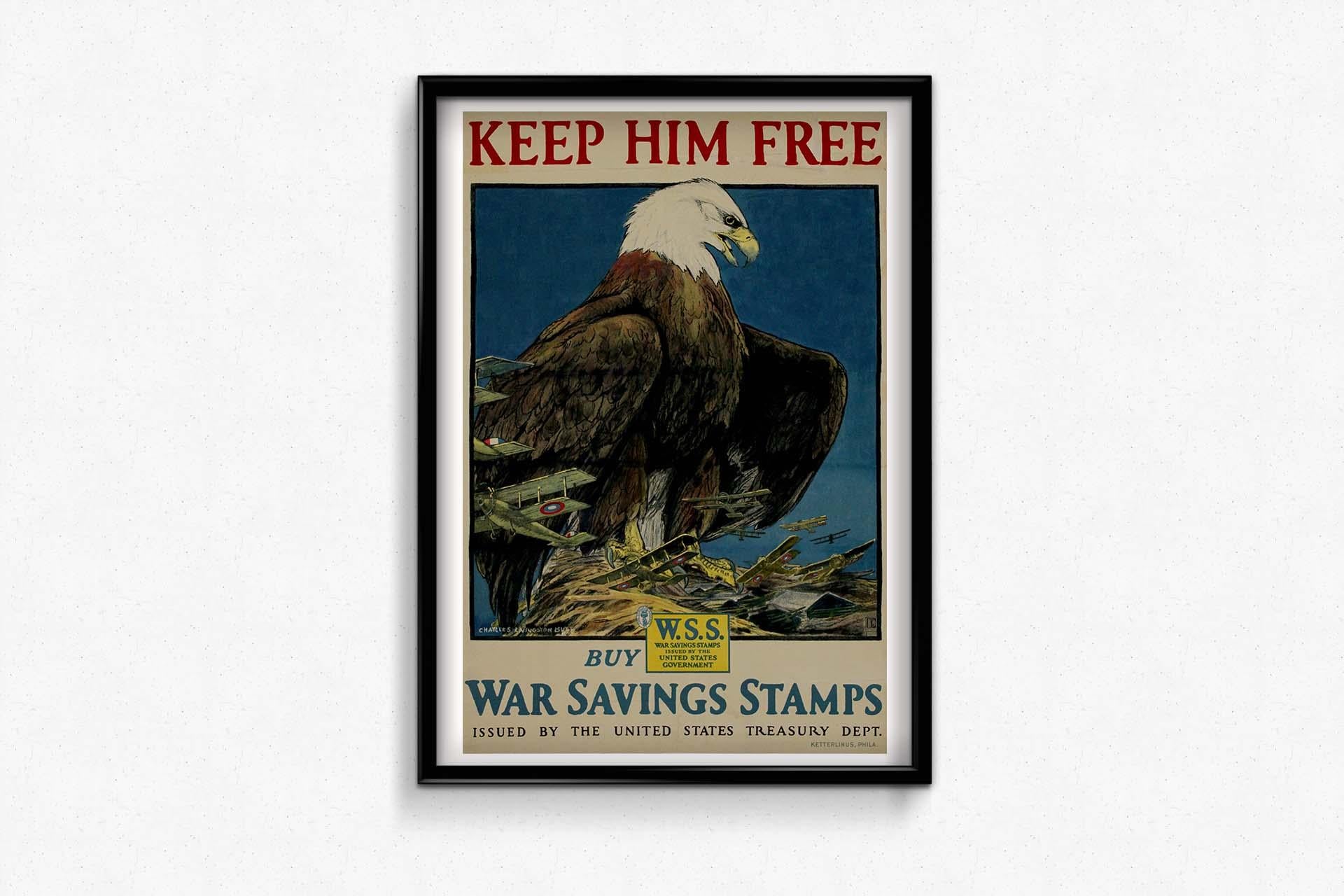 El cartel original de 1917 de Charles Livingston, 
