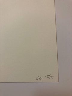 Digital Iris Print "Good Internal Object" Pencil Signed w Initials edition of 15