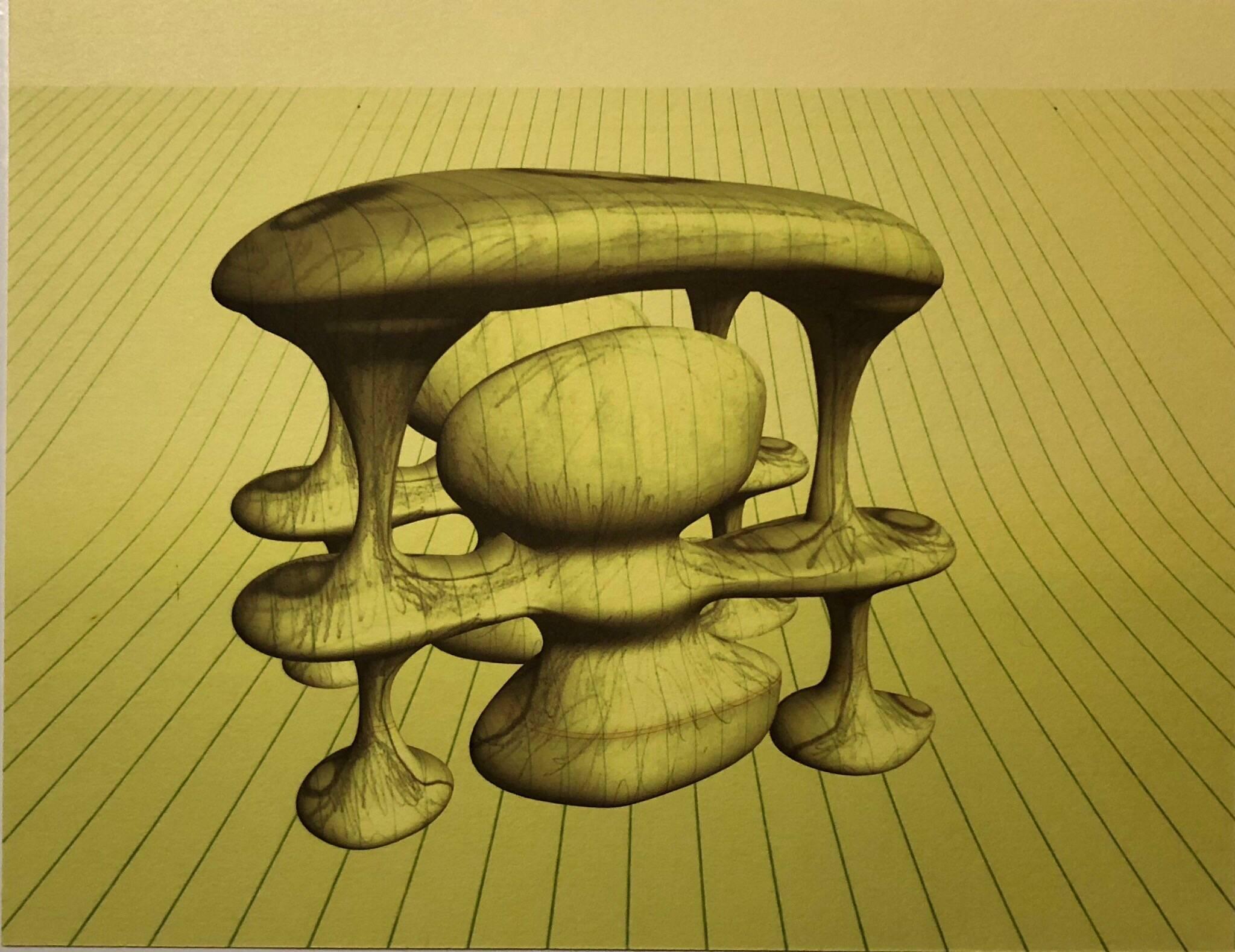Charles Long Still-Life Print – Digitaler Iris-Druck „Schizmo Genesis“, mit Initialen signiert, Auflage: 15 Exemplare