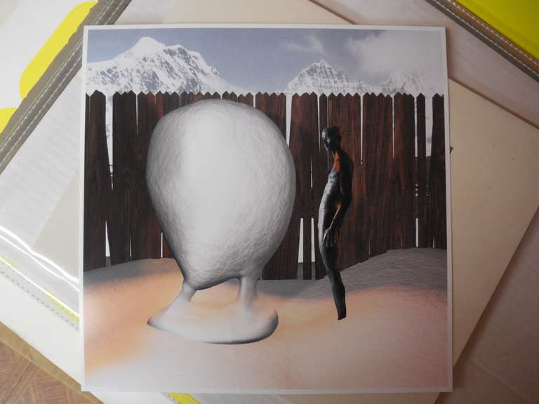Holiday Situations #10 - Gray Nude Print by Charles Long