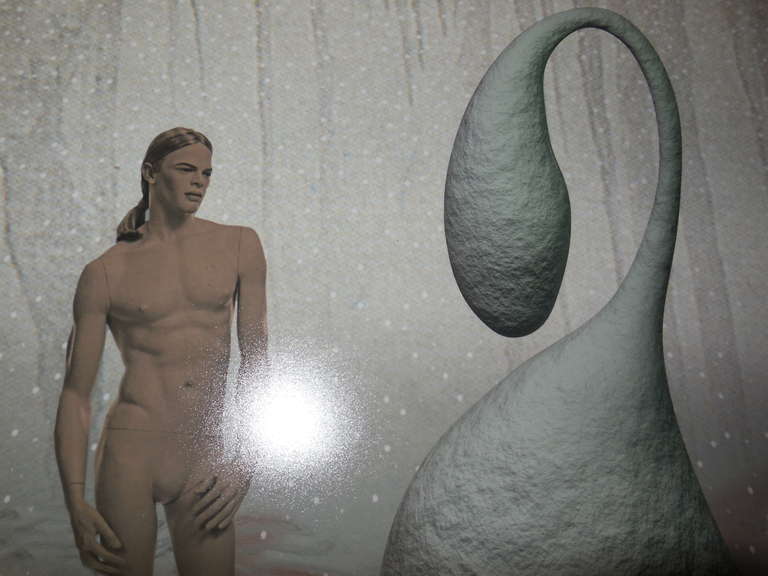 Feiertage Situationen #9 (Grau), Nude Print, von Charles Long
