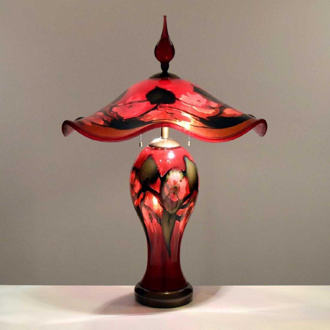 Lamp by Charles Lotton (American, b. 1935). 

Markings: signed, marking(s); 2004.
 