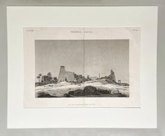 Charles Louis Balzac Engraving ca. 1809-1829 Thèbes. Karnak.