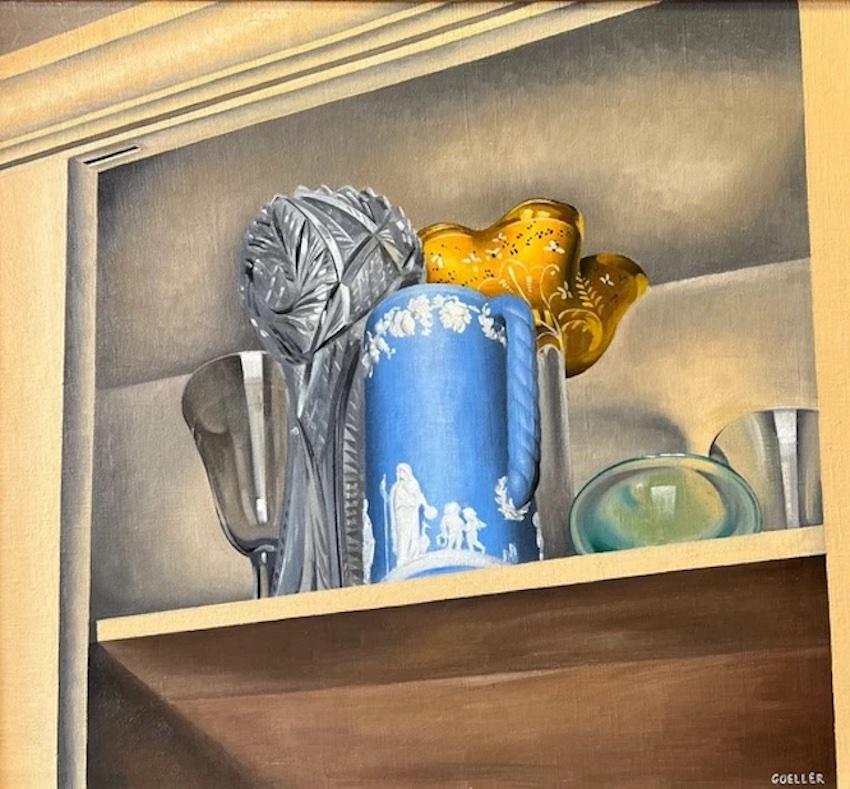 Charles Louis Goeller Still-Life Painting - The Shelf