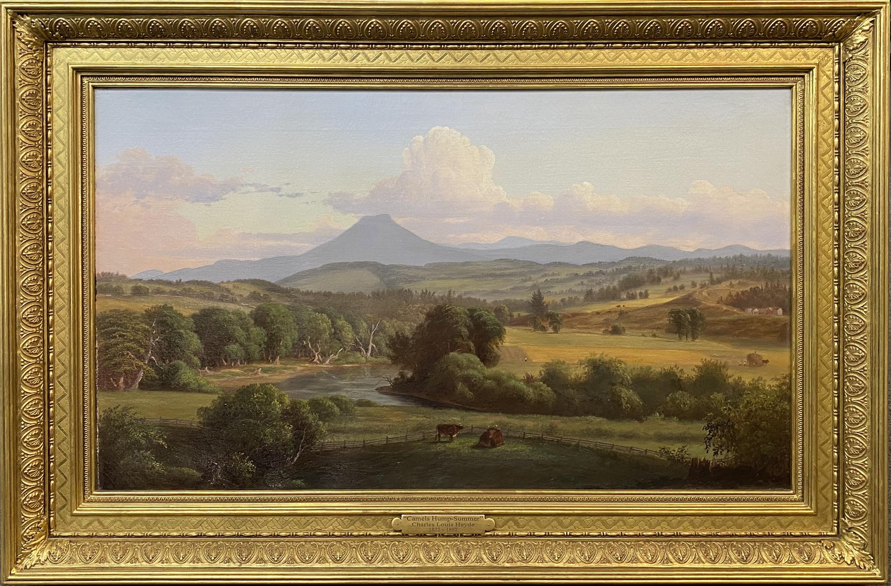 Charles Louis Heyde Landscape Painting - Camel Back - Summer