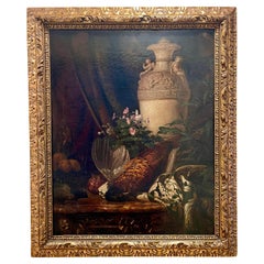 Antique Charles-Louis MALAPEAU - Still Life With Hunting Trophies