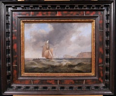 Boat off the coast of Fécamp (Normandy)