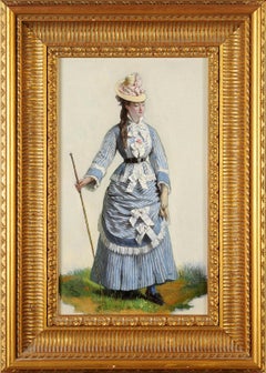 Charles Loyeux (1823-1899) Portrait of an elegant woman