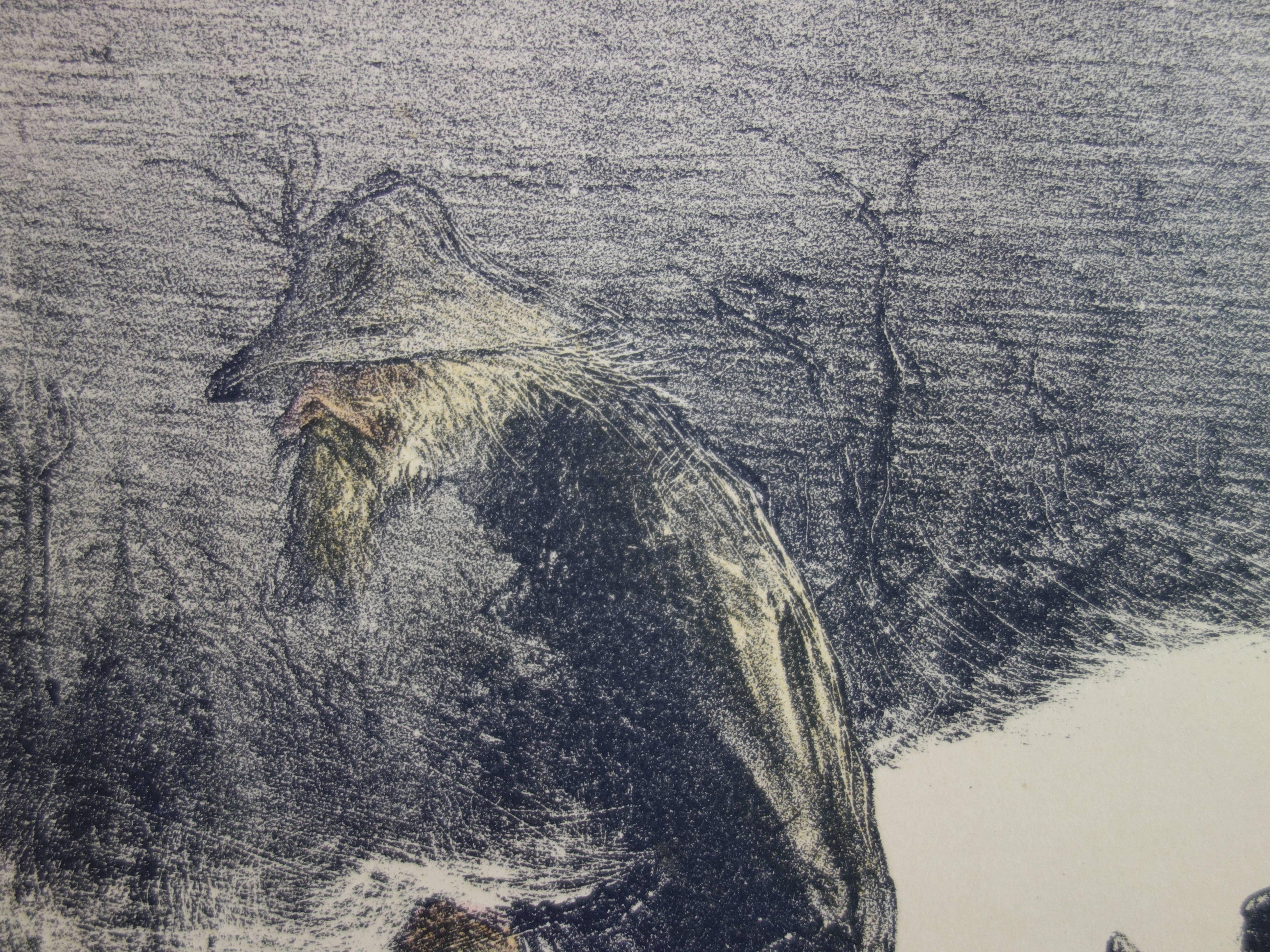Christmas - original lithograph (1897-1898) For Sale 1
