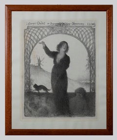 To Georges Ondet – Originallithographie von Charles Lucien Landre – 1922