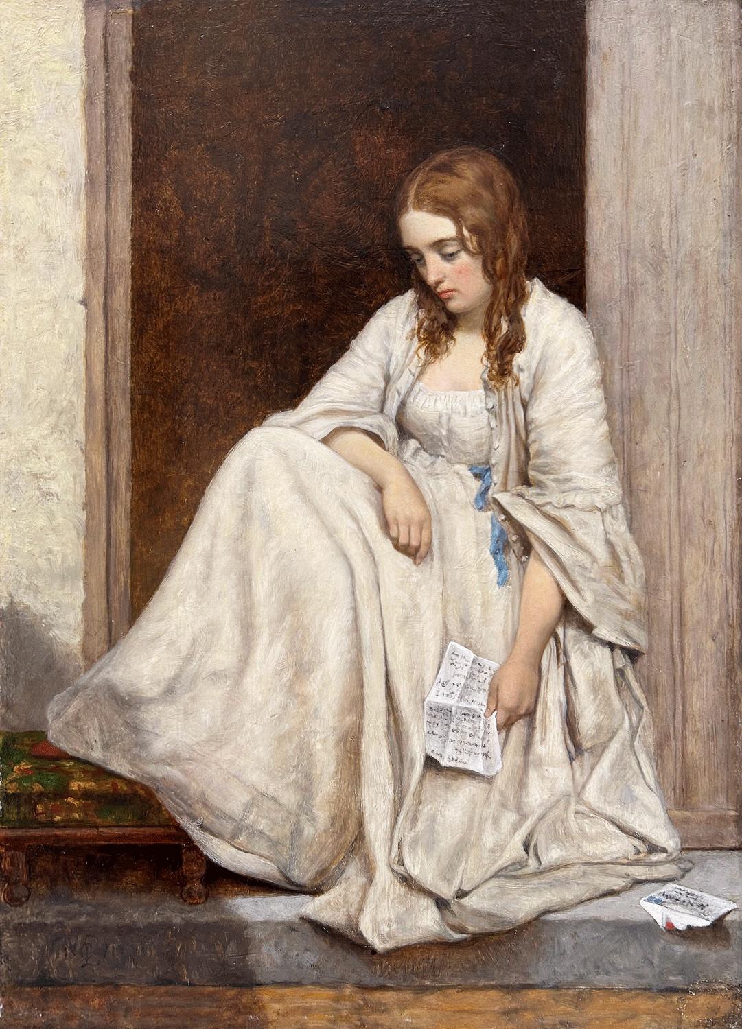 Il rifiuto - Painting di Charles Lucy 