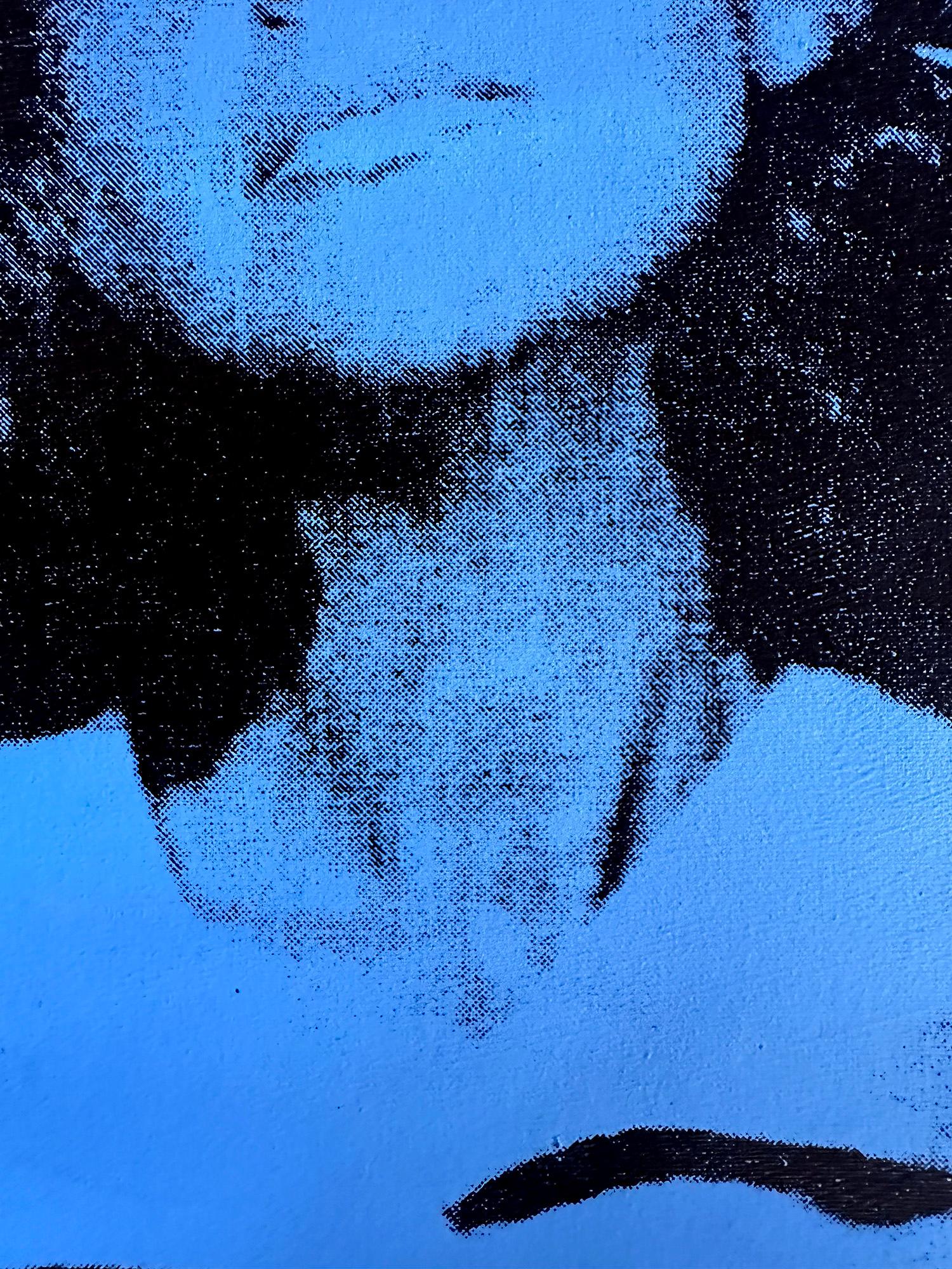 Andy Warhol negato a dipingere la tela Black & Blue Ethel Scull di Charles Lutz in vendita 2