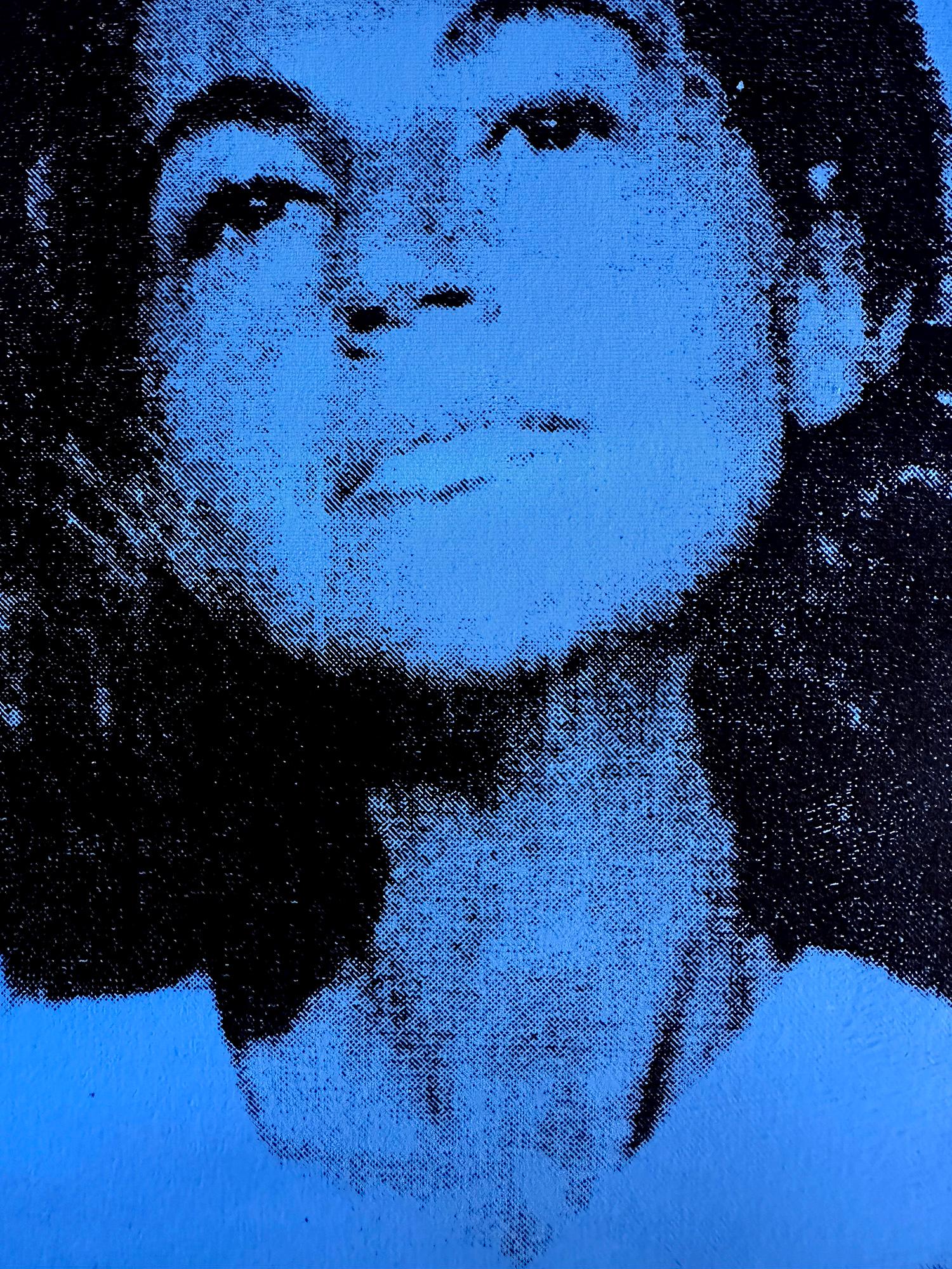 Andy Warhol negato a dipingere la tela Black & Blue Ethel Scull di Charles Lutz in vendita 3