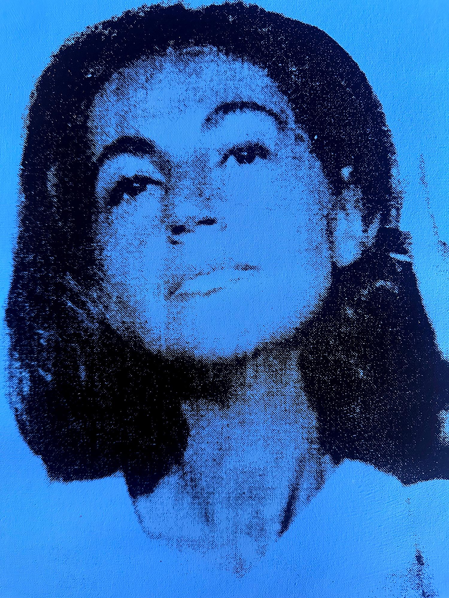 Andy Warhol negato a dipingere la tela Black & Blue Ethel Scull di Charles Lutz in vendita 4