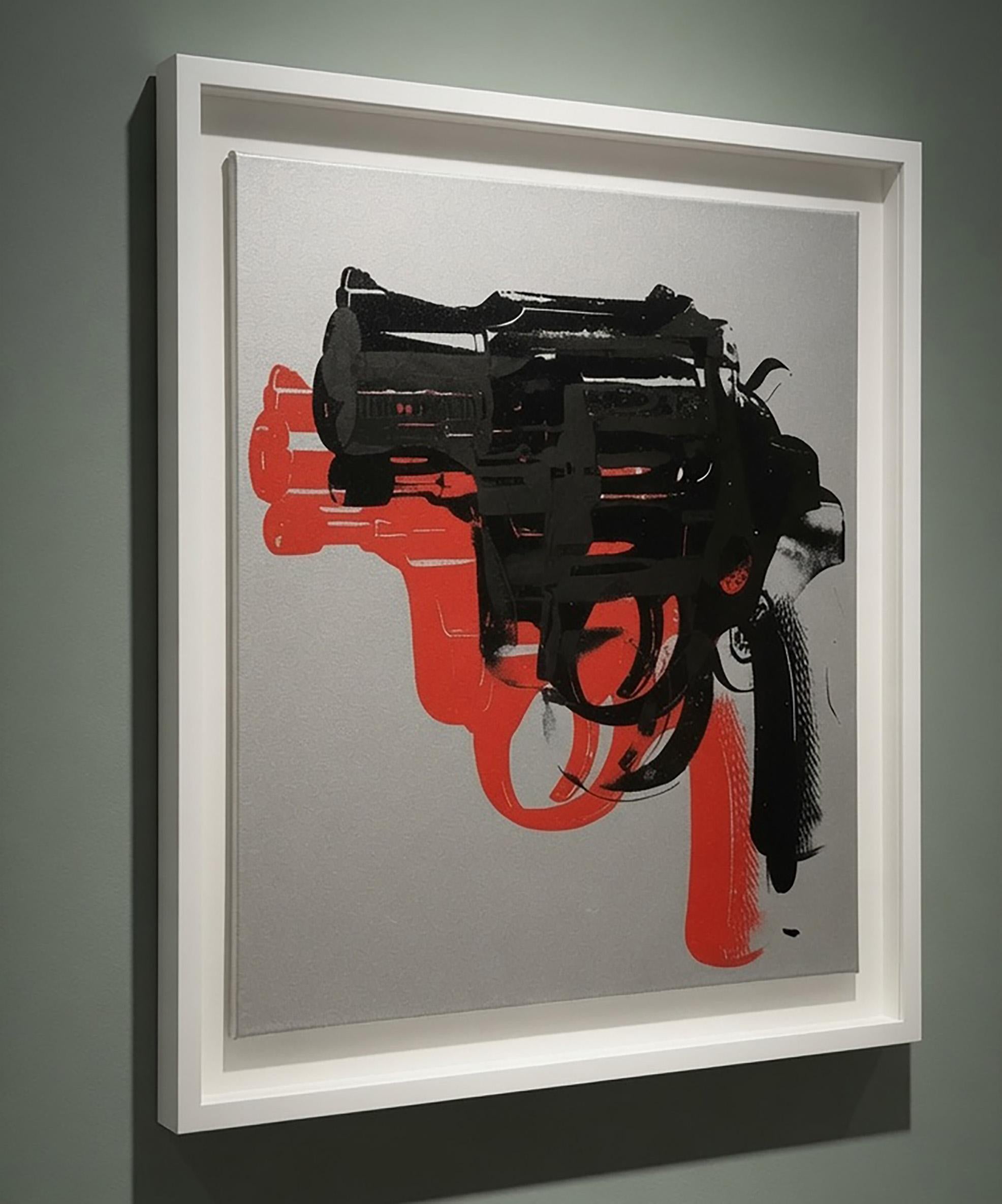 Charles Lutz - Andy Warhol Denied Painting on Canvas Guns II