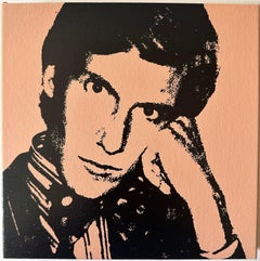 Andy Warhol YSL Yves Saint Laurent Denied Painting Peach Pink by Charles Lutz