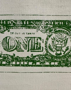 Denied Andy Warhol Dollar Bill Painting / Charles Lutz