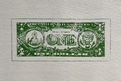 Denied Andy Warhol Dollar Bill Painting / Charles Lutz