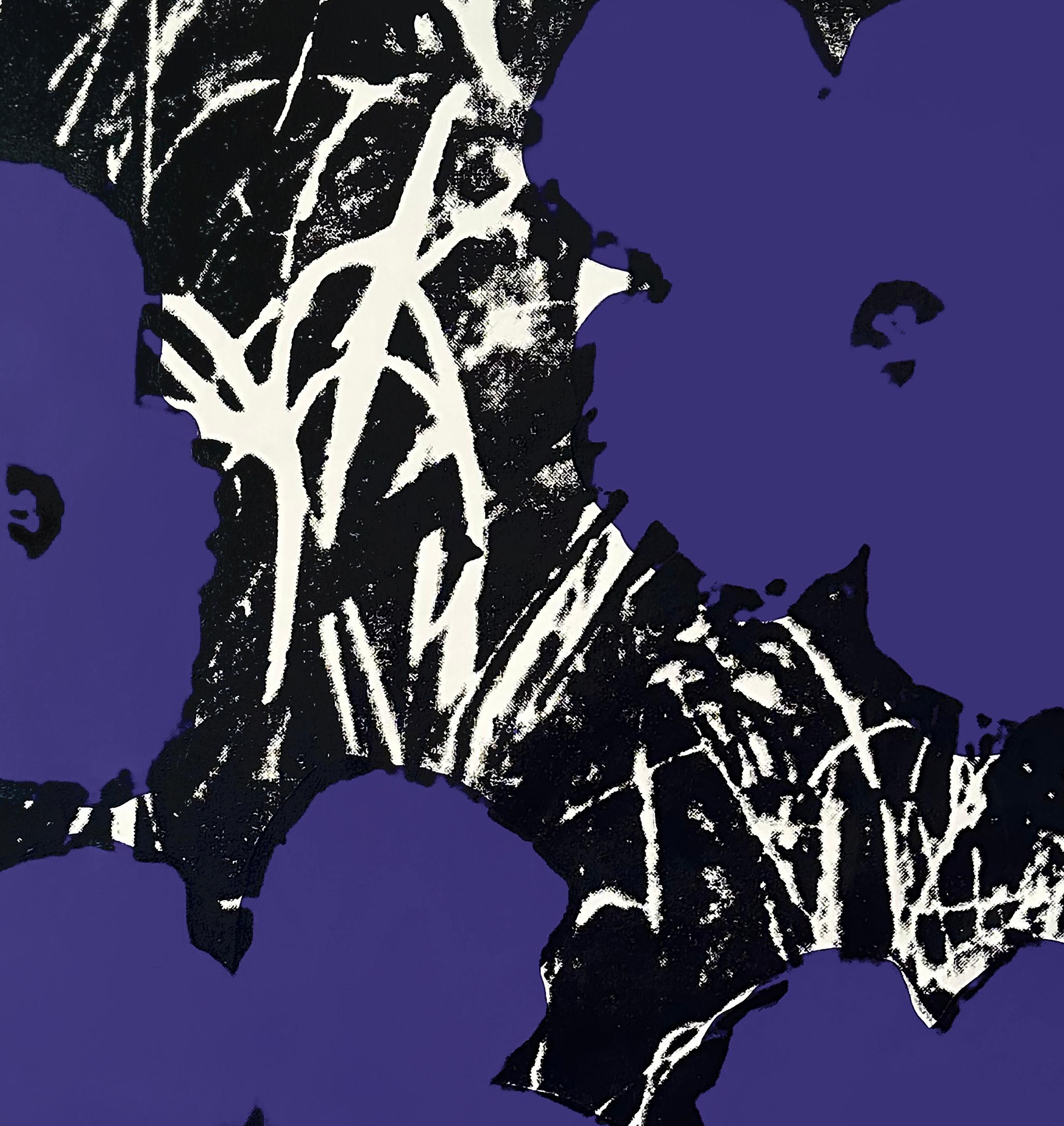 Negato Andy Warhol Fiori Viola Viola 48 x48