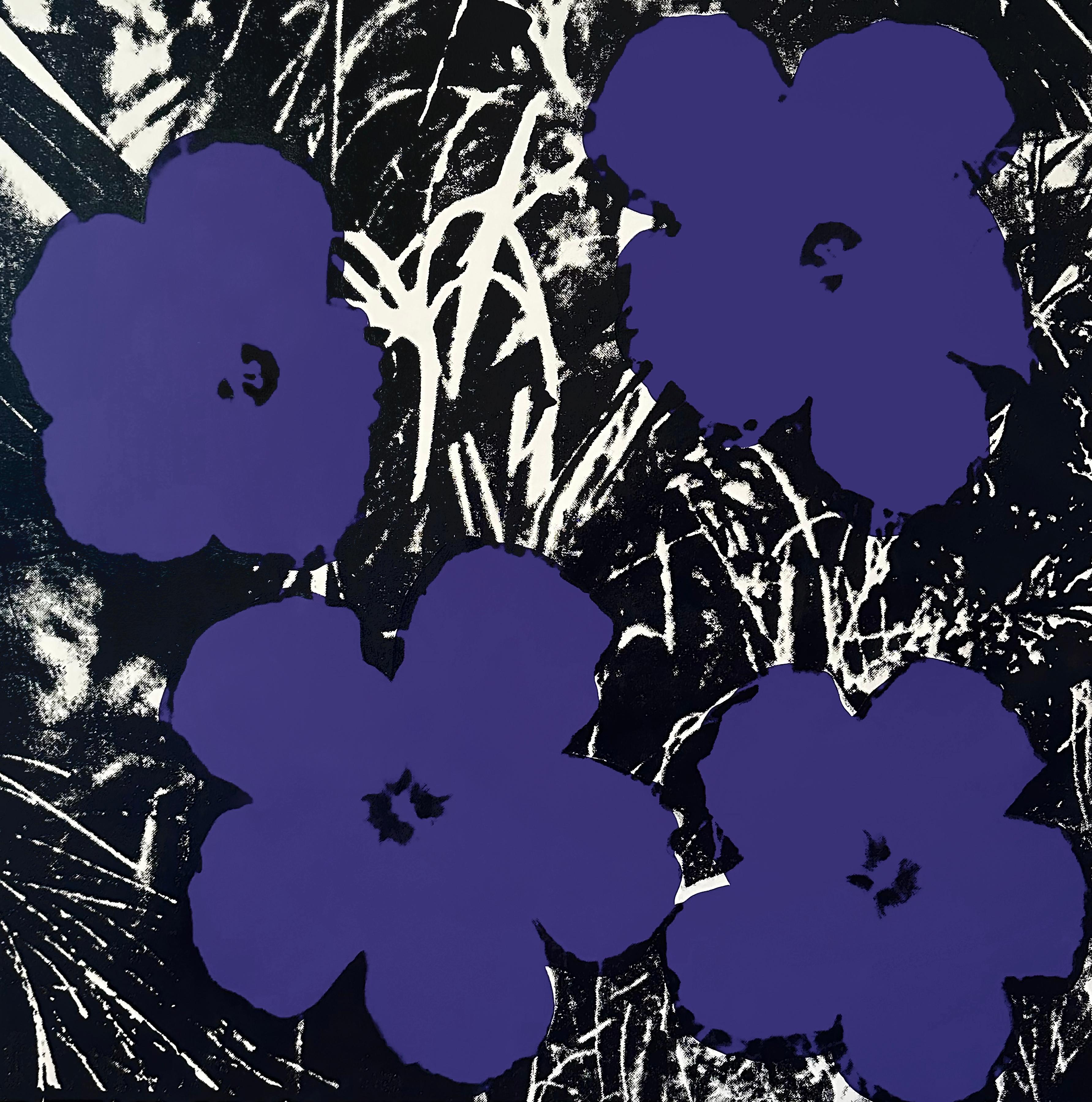 Negato Andy Warhol Fiori Viola Viola 48 x48