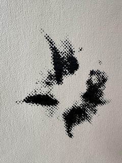 Denied Andy Warhol Flowers White 48 x48" on canvas Pop Art Painting Charles Lutz