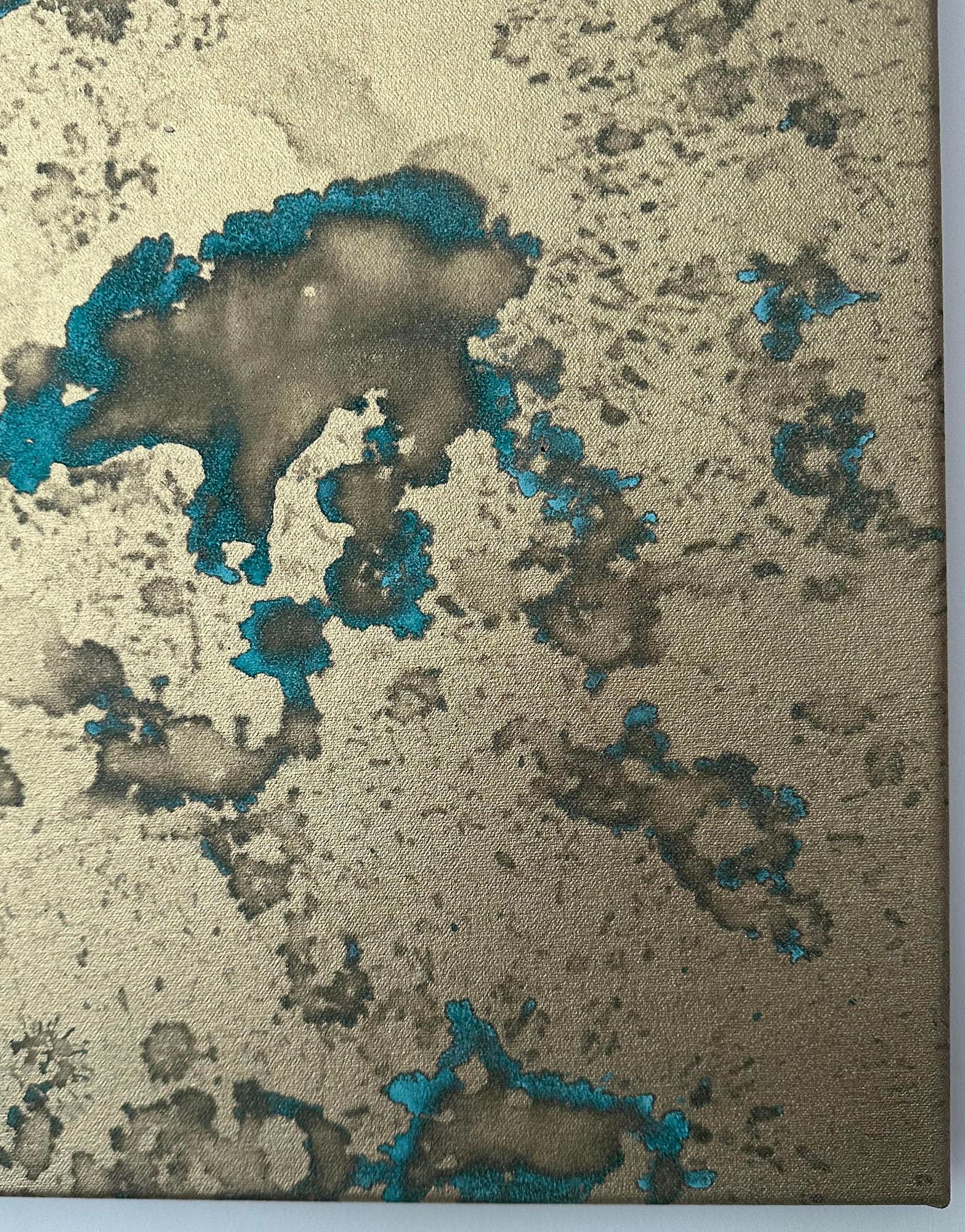 Pittura negata con ossidazione di Andy Warhol di Charles Lutz Gold & Greene Astratto in vendita 2